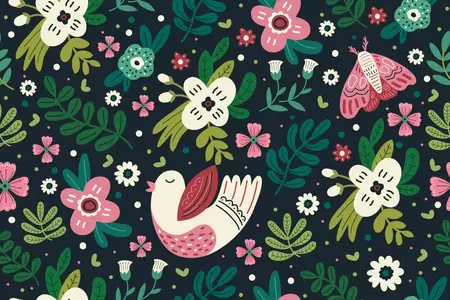 EE - Cute Seamless Pattern Design Illustration Z3SA89F