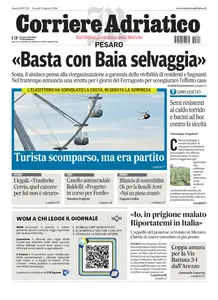 Corriere Adriatico Pesaro - 12 Agosto 2024