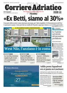 Corriere Adriatico Fermo - 23 Settembre 2025