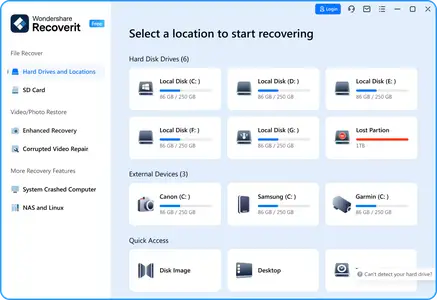 Wondershare Recoverit 13.5.25.4 (x64) Multilingual Portable