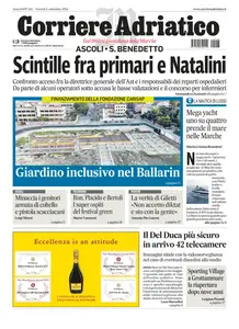 Corriere Adriatico Ascoli - 6 Settembre 2024