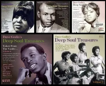 VA - Dave Godin's Deep Soul Treasures - Taken From The Vaults.. Vol.1-5 (1997-2019)