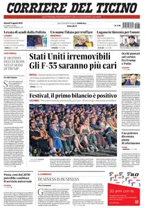 Corriere del Ticino - 14 Agosto 2025
