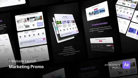 Website Launch - Marketing Promo Video After Effects Project 51933020