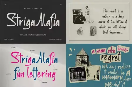 Striga Alafia - Vintage Display Typeface