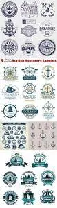 Vectors - Stylish Seafarers Labels 8