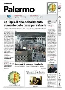 la Repubblica Palermo - 28 Marzo 2019