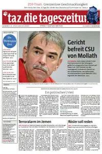 Tageszeitung TAZ vom 07 August  2013