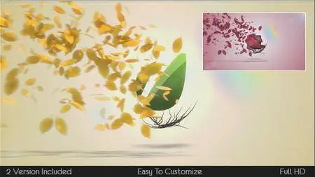 Flying Leaves Logo Reveal - Project for After Effects (VideoHive)