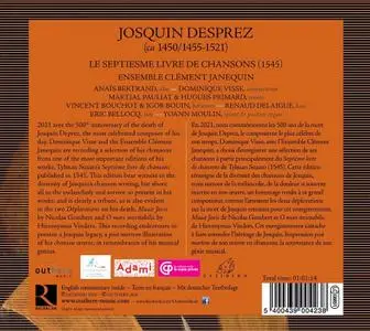 Dominique Visse, Ensemble Clément Janequin - Josquin Desprez: Le Septiesme Livre de Chansons (2020)
