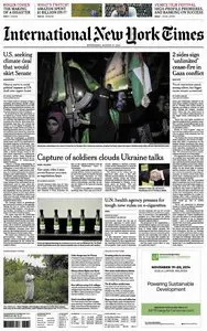 International New York Times - Wednesday 27 August 2014