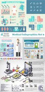Vectors - Medical Infographics Set 9