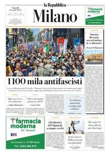la Repubblica Milano - 26 Aprile 2024