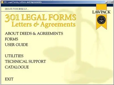 301 Legal Forms, Letters & Agreements Software v.6.1 (Repost)
