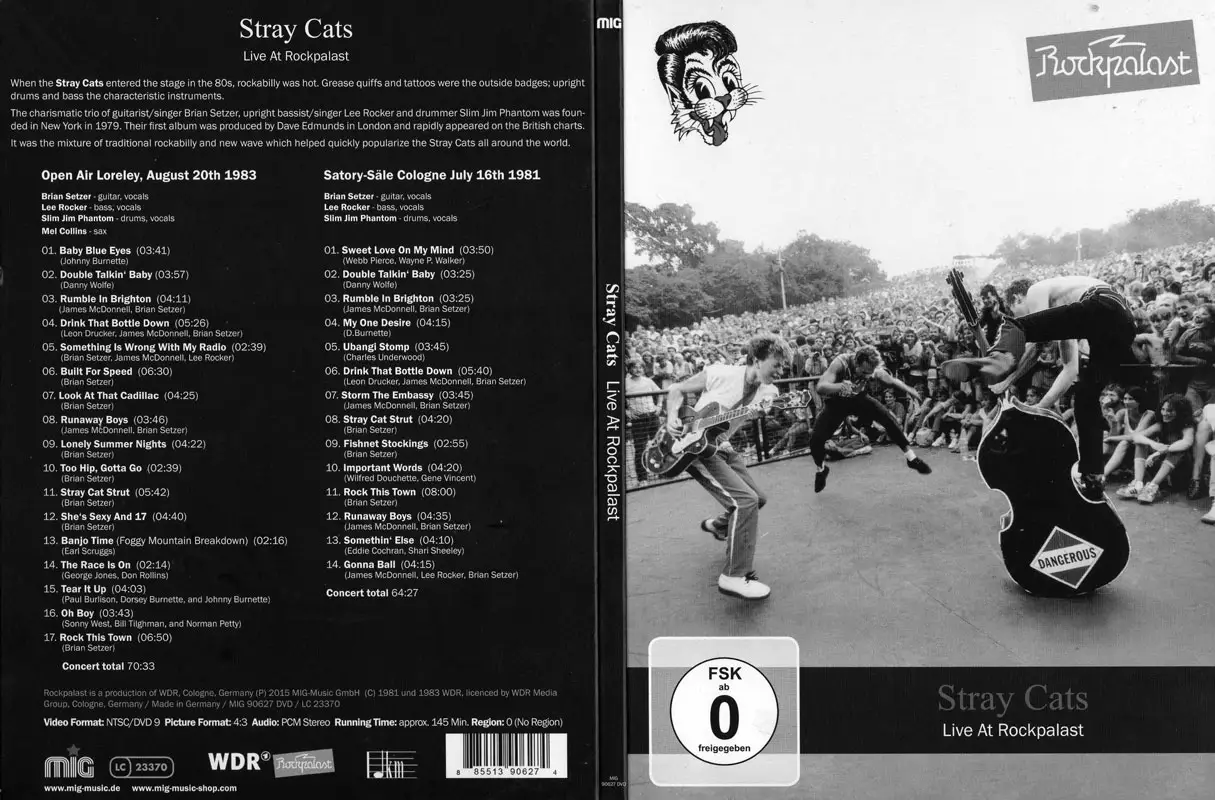 Stray cover. Stray Cats Live. Stray Cats - Live at Rockpalast DVD. Stray обложка диска. Stray Cats something' else.