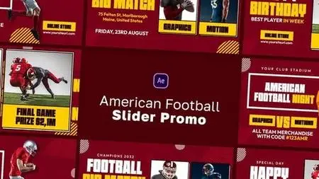 American Football Slide Promo 45935264