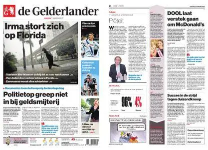 De Gelderlander - Rivierenland – 11 september 2017