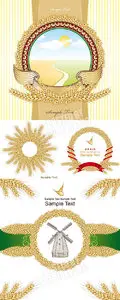 Wheat emblems