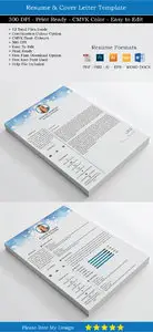 CreativeMarket - CV - Resume and Cover Letter