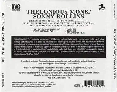 Thelonious Monk & Sonny Rollins - Thelonious Monk & Sonny Rollins (1954) {2006 Prestige RVG Remasters Series}