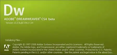Dreamweaver CS4 Beta (Release 13.05.2008)