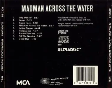 Elton John - Madman Across The Water (1971) [1989, Remastered Reissue] {MFSL 24 KT Gold CD}