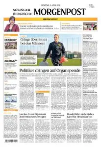 Bergische Morgenpost – 02. April 2019
