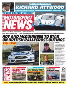 Motorsport News - August 13, 2020