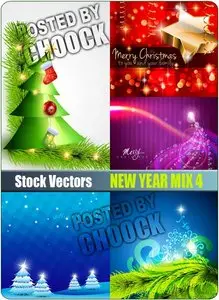 New Year mix 4 - Stock Vector
