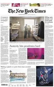 International New York Times - 29 October 2018