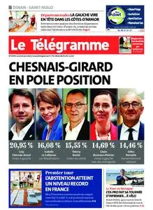 Le Télégramme Saint Malo – 21 juin 2021