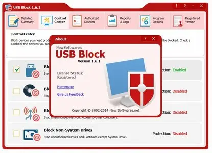 Newsoftwares USB Block 1.6.1