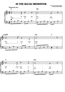 Christmas Sheet Music - In The Bleak Midwinter