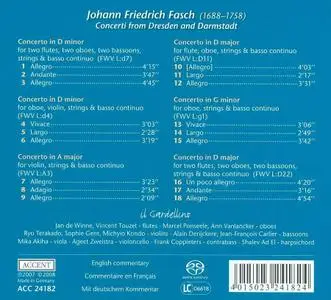 Il Gardellino - Johann Friedrich Fasch: Concerti from Dresden and Darmstadt (2008)
