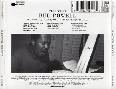 The Amazing Bud Powell - Time Waits (1958) {RVG Edition 1999}