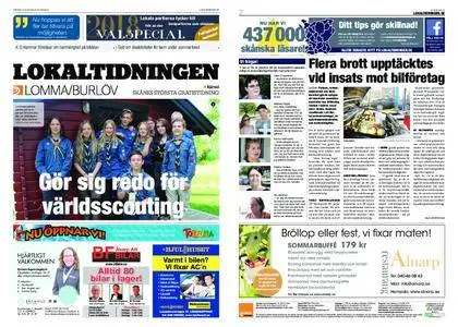 Lokaltidningen Lommabladet – 09 juni 2018