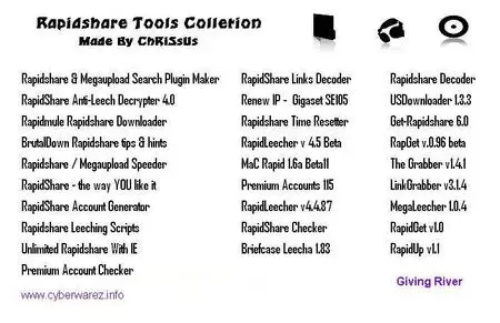 Rapidshare Tools Collection MARCH 2008