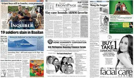 Philippine Daily Inquirer – October 20, 2011