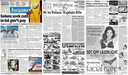Philippine Daily Inquirer – August 11, 2010