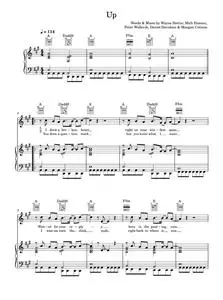 Up (featuring Demi Lovato) - Demi Lovato, Olly Murs (Piano-Vocal-Guitar (Piano Accompaniment))