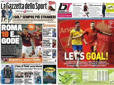 La Gazzetta dello Sport (01-11-13) + Betting Time