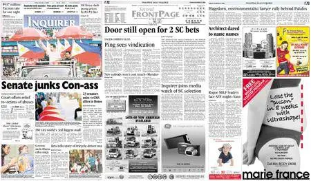 Philippine Daily Inquirer – December 12, 2008