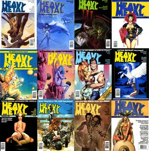 Heavy Metal #1 (Jan) - #12 (Dec)  1983