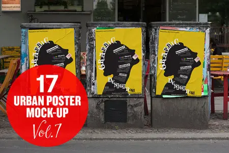 CreativeMarket - Urban Poster Mock-up VOL.7