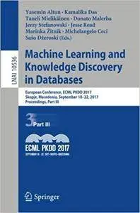 Machine Learning and Knowledge Discovery in Databases: European Conference, Part III