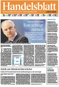 Handelsblatt vom 21 Januar 2015