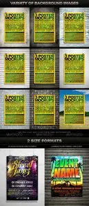 GraphicRiver Poster Mock Up Kit = 3 Unique Styles + Backgrounds