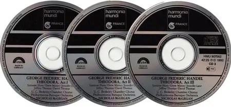 Handel - PBO, McGegan - Theodora [Harmonia Mundi 1992] (3x CD) (Repost) 