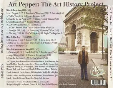 Art Pepper - Unreleased Art, Vol. 4 - The Art History Project (2009) {3CD Set, Widow's Taste ‎APM09001 rec 1951-1982}