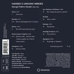 David Bates, Leo Duarte, Joe Qiu, Thomas Gould, Lucy Crowe, Iestyn Davies, Christine Rice - Handel’s Unsung Heroes (2021)
